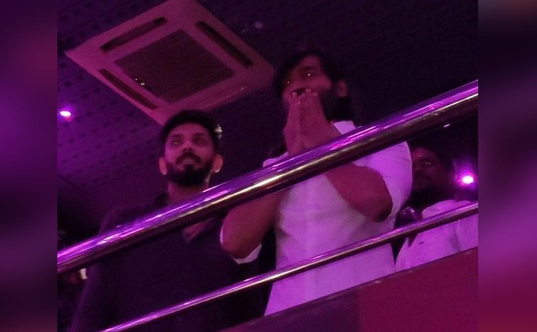 dhanush and anirudh watched Thiruchitrambalam FDFS
