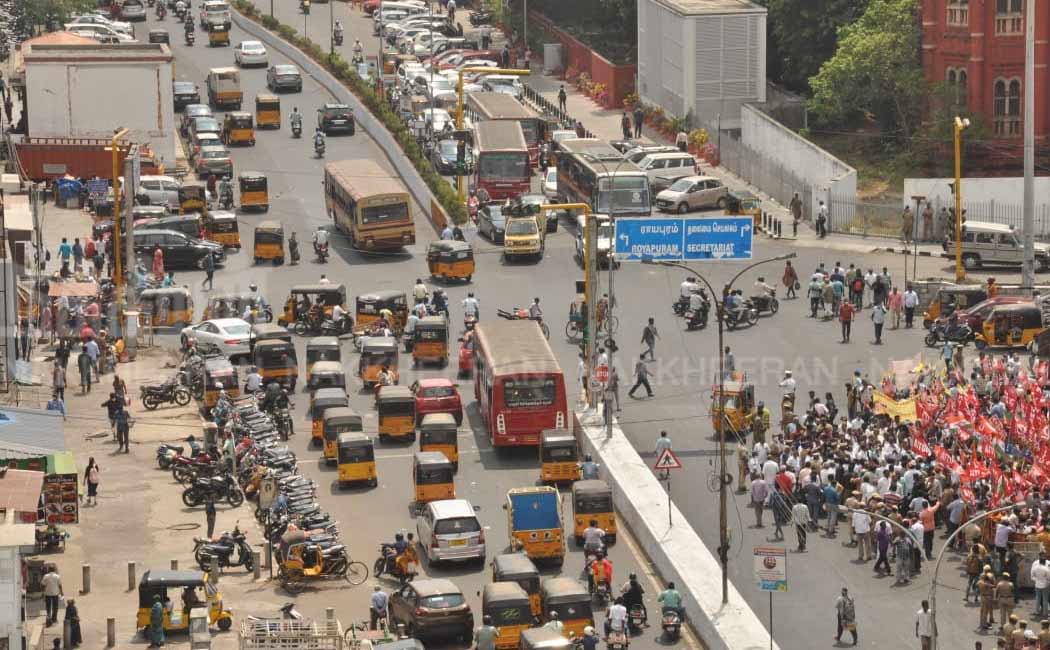 60% public transport operate Chennai