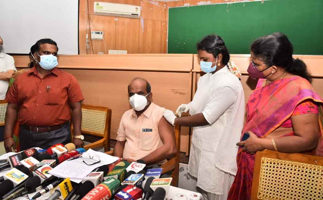 The collector who started the process the booster dose