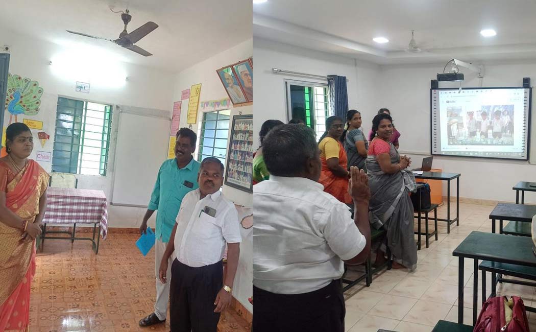 Principal Education Officer praised govt school Principal