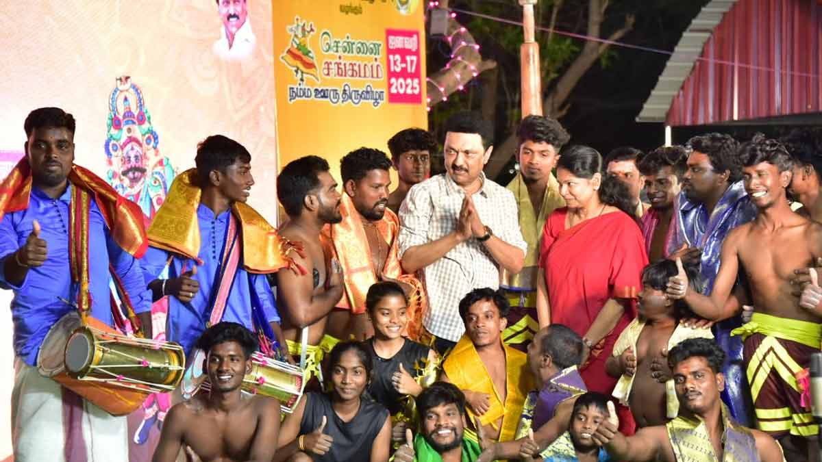 'Chennai Sangamam-Namma Uru Festival' - The Chief Minister praises the artists!