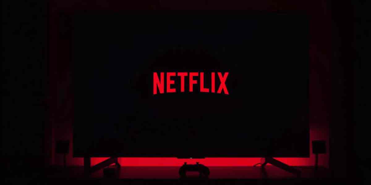 'Netflix' slides for the first time