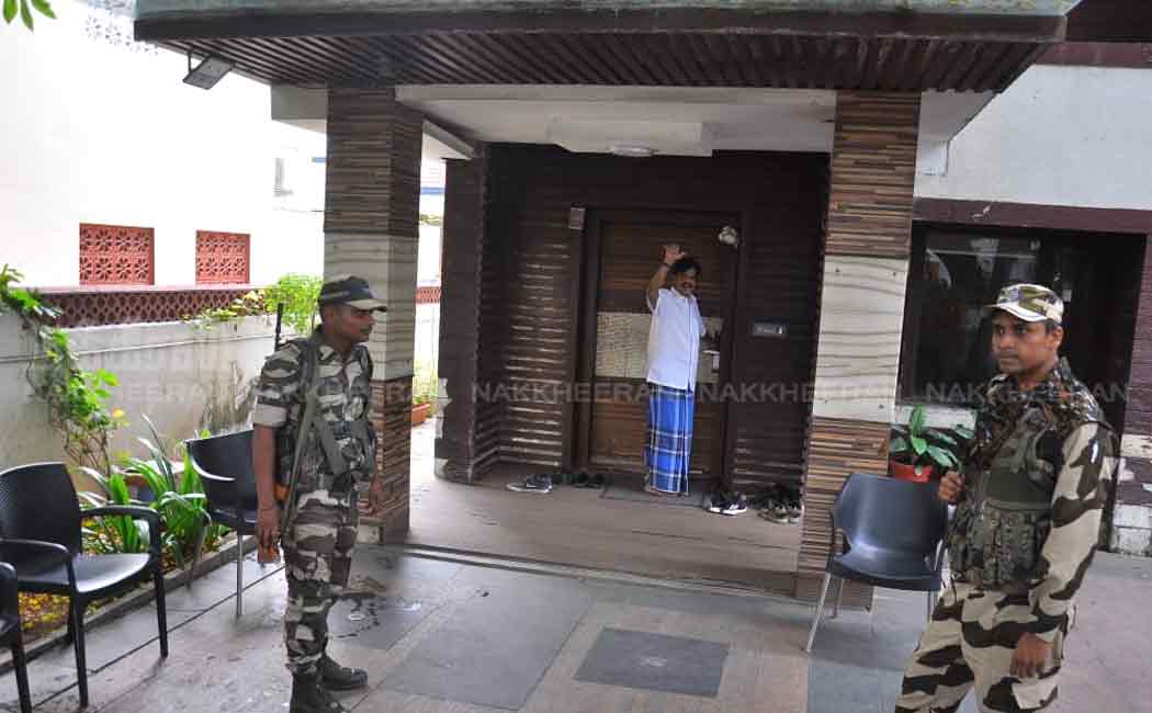 income tax department search for anna nagar mla house