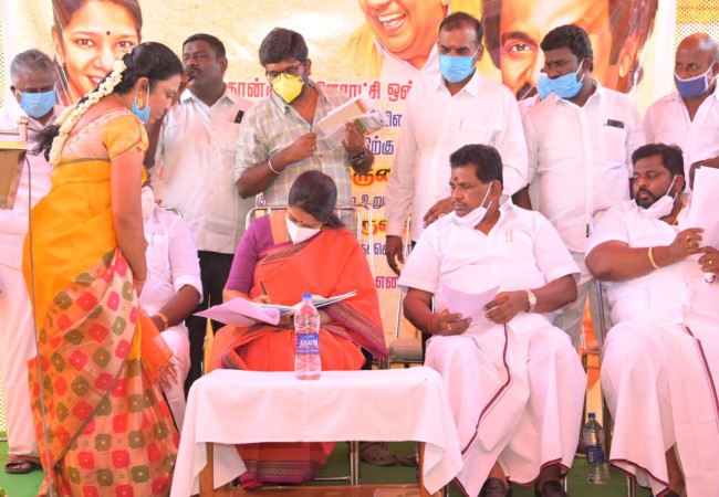 grama sabha meets dmk mk stalin participate the tiruvallur district