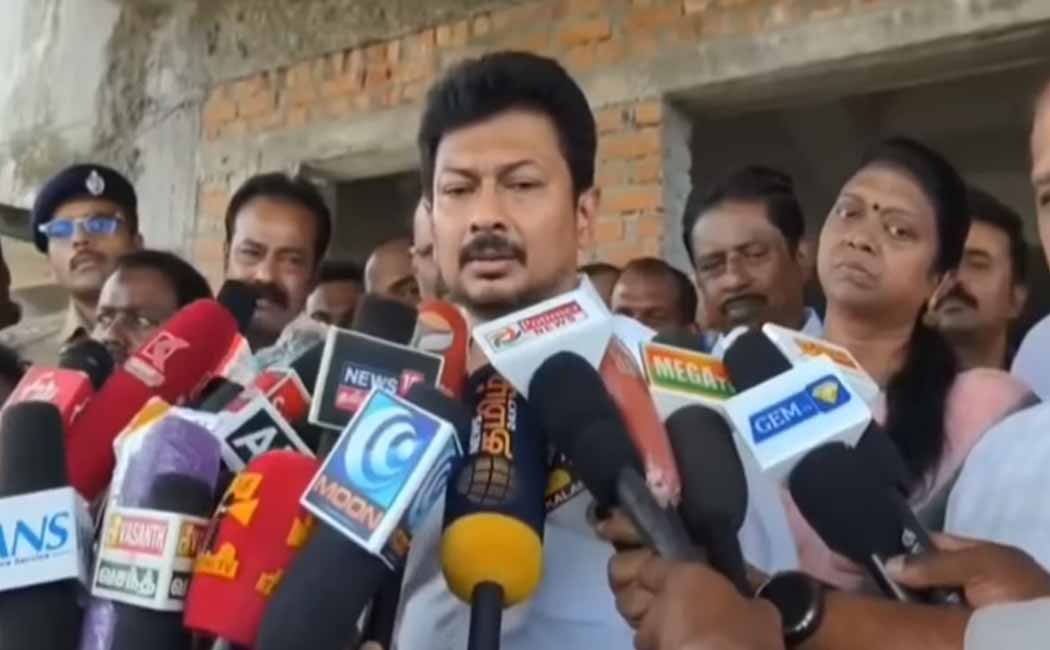 udhayanithi stalin press meet in pudukottai about raid
