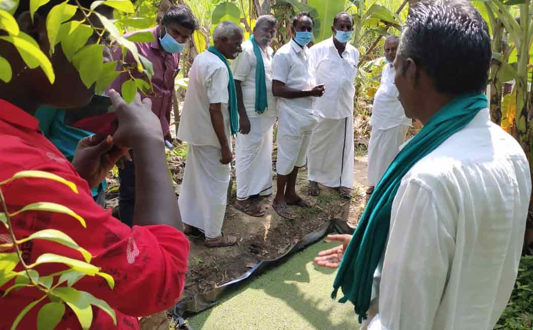 A day trip tour for farmers held in Cuddalore