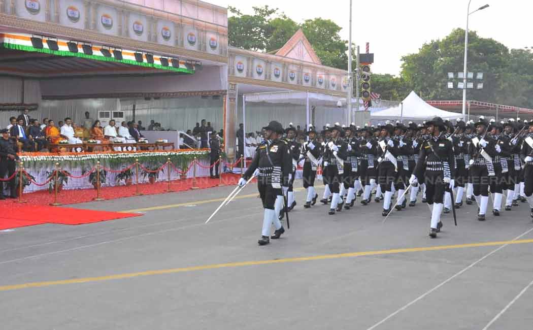 74th republic day celebration in chennai tamil nadu