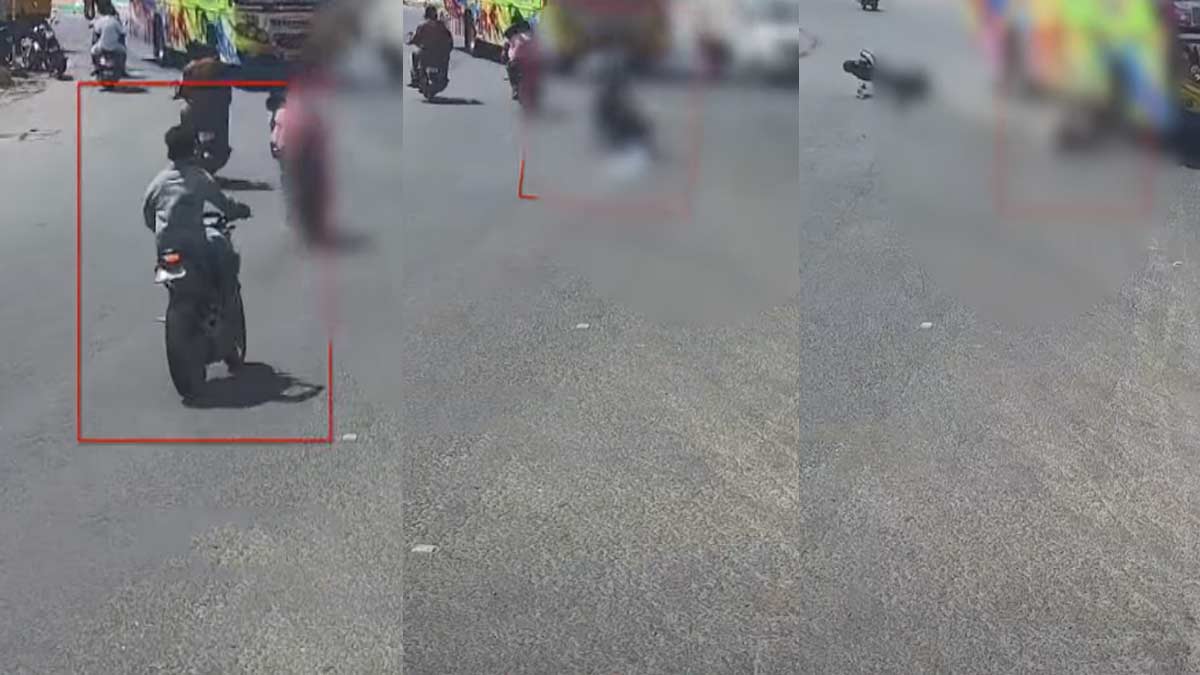 'dont Ahead of the curve'-Disturbing CCTV footage