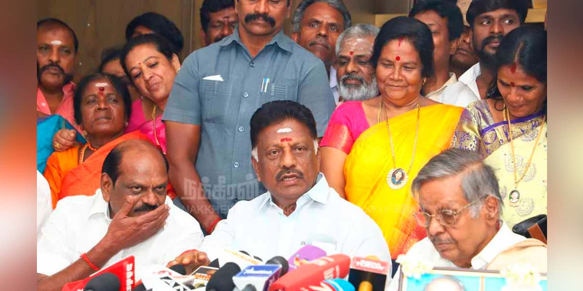 "AIADMK will come together soon without Edappadi" - Vaidyalingam recited in OPS's ears