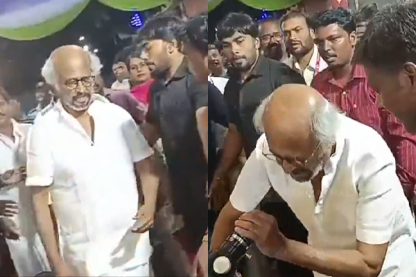 rajini visited space science exhibition
