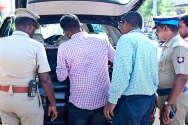 Election flying squad test in Kanimozhi car