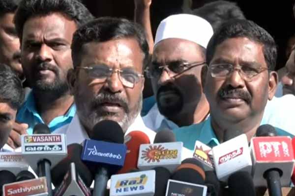 A case should be filed against Modi and investigated Thirumavalavan MP