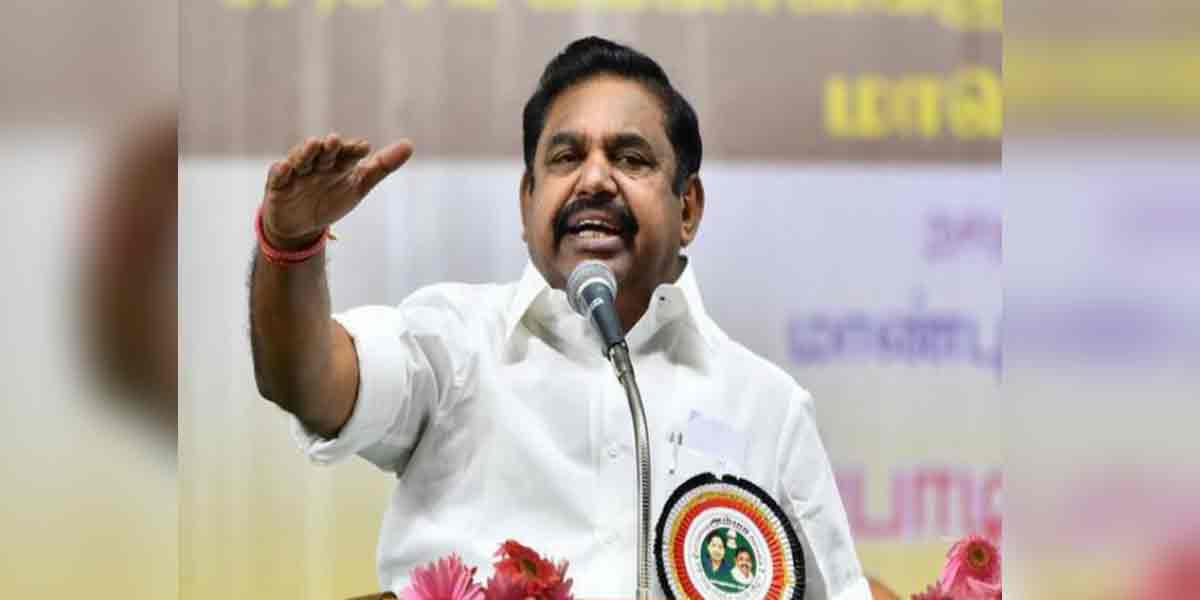 'Think and work as candidates' - Edappadi Palanisamy request