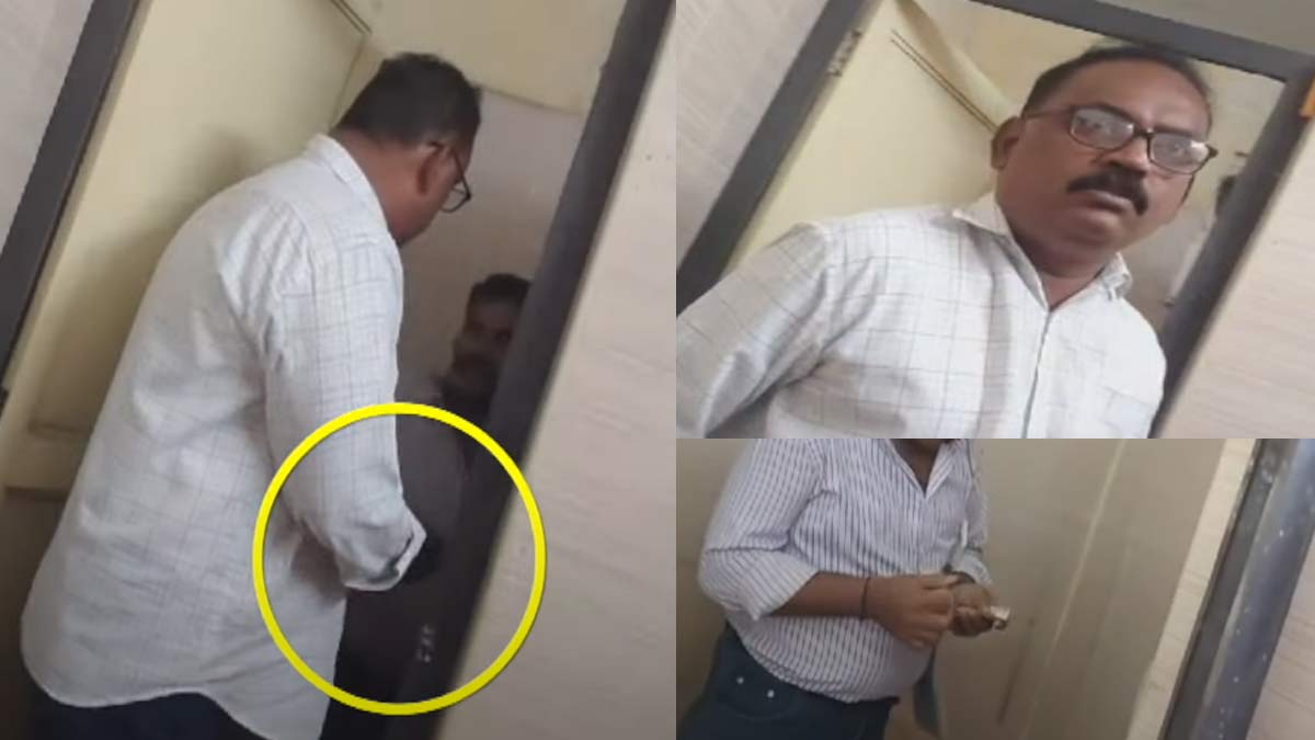 Bribe taken in bathroom; Sub-Registrar dismissed