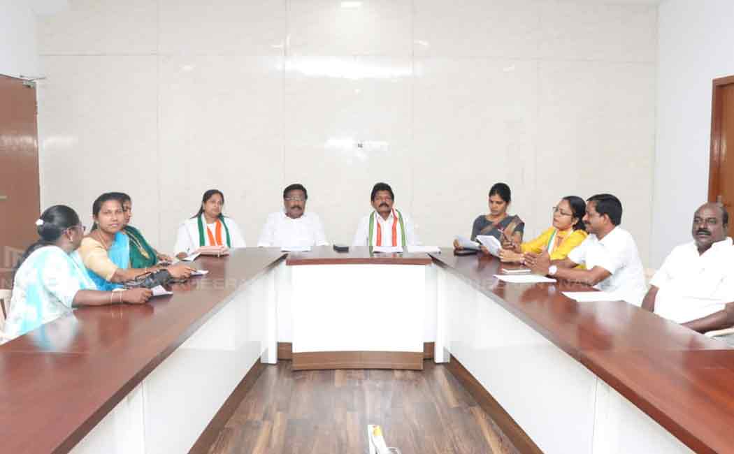 chennai corporation congress councilor meeting in sathyamoorthy bhavan