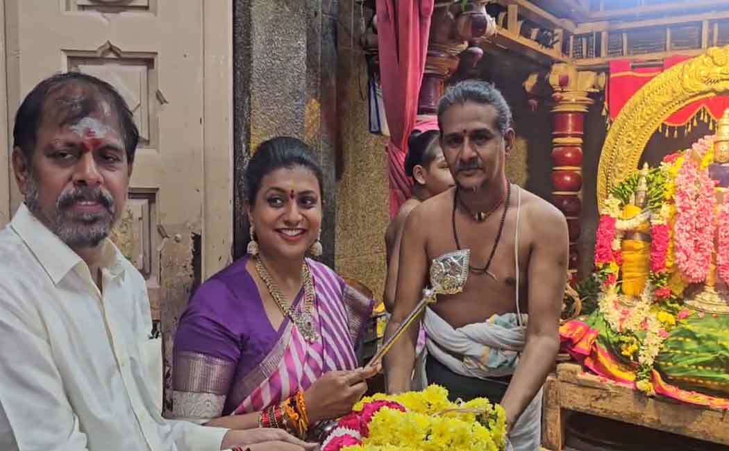 Jagan Mohan prayed again as the CM and offered a roja silver vel offering to Thiruthani Temple