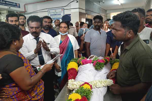 Virudhunagar dt Sattur Mattamalai labor Ramar organs donated