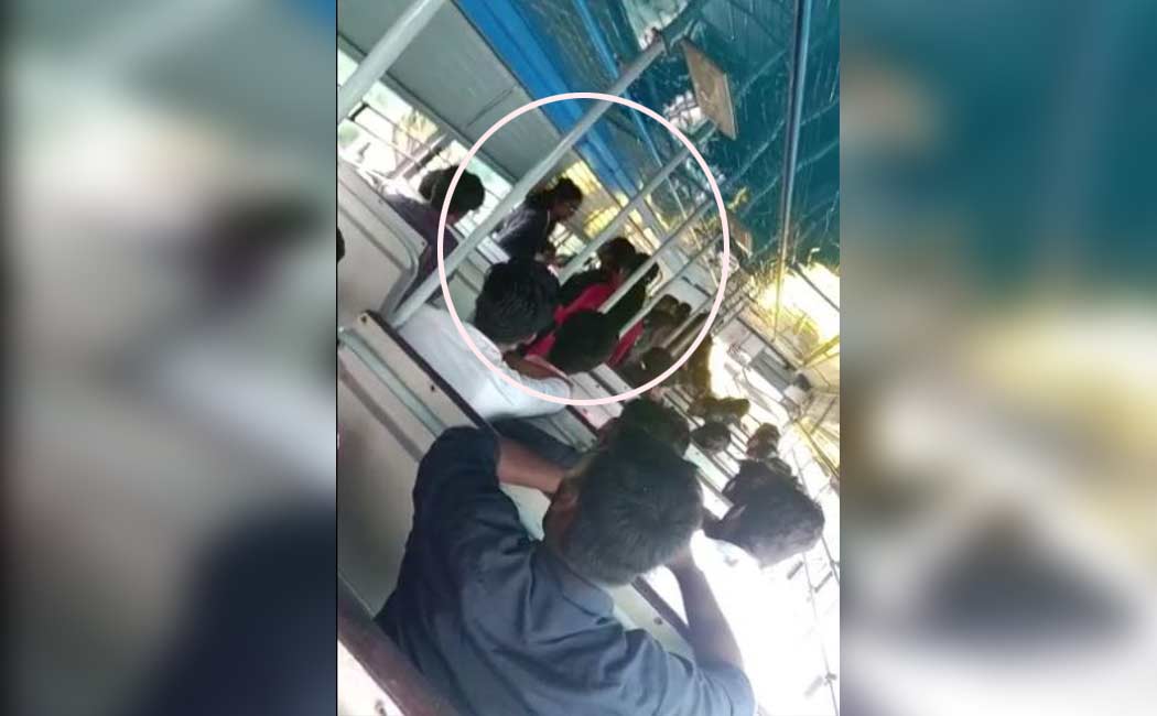 "Why don't you bring your ID card and get down?" The argument between the student and the teacher ended in a scuffle