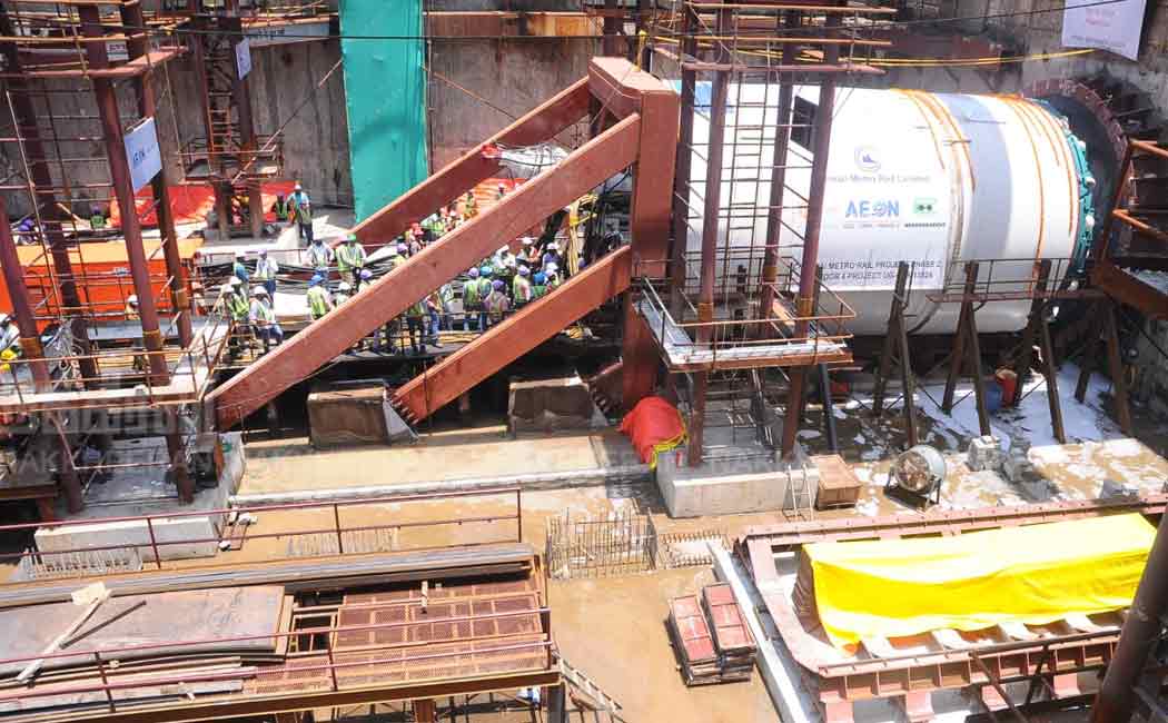Metro Works Begins at Marina (Pictures)
