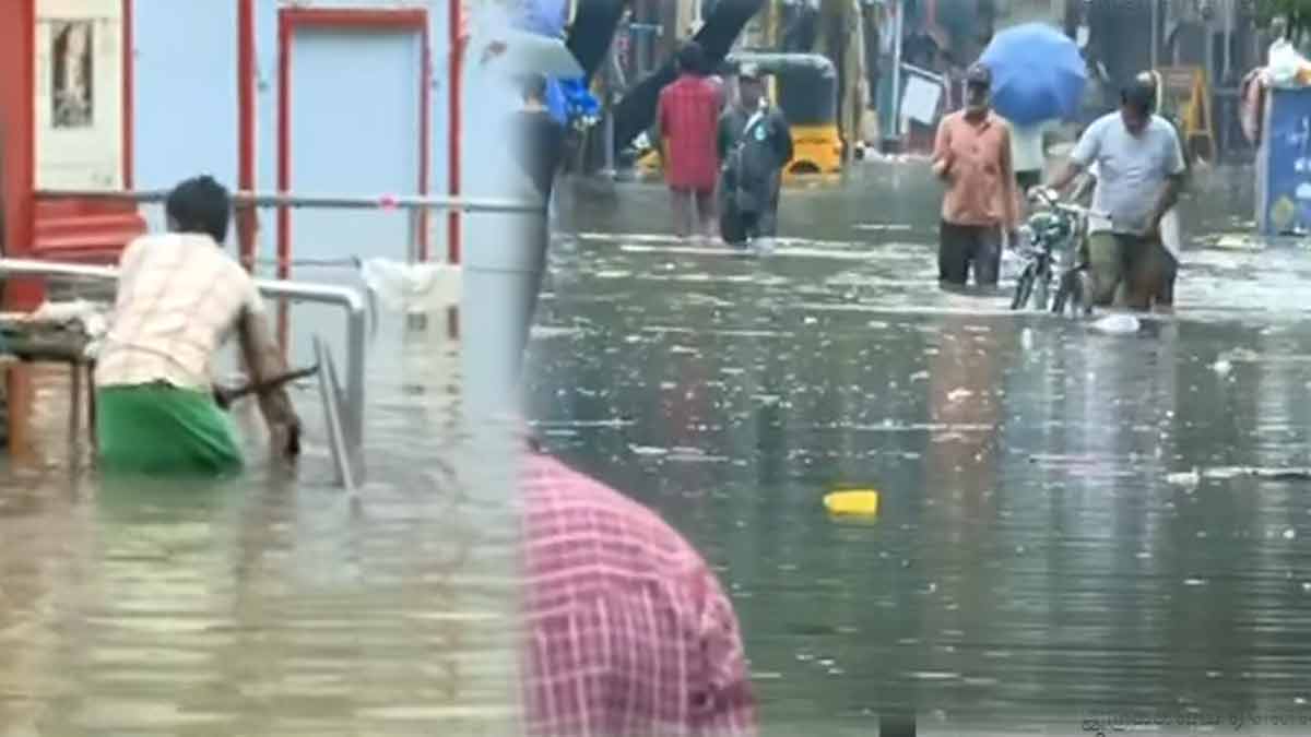 Second day of rainwater that does not drain; A struggling pattalam