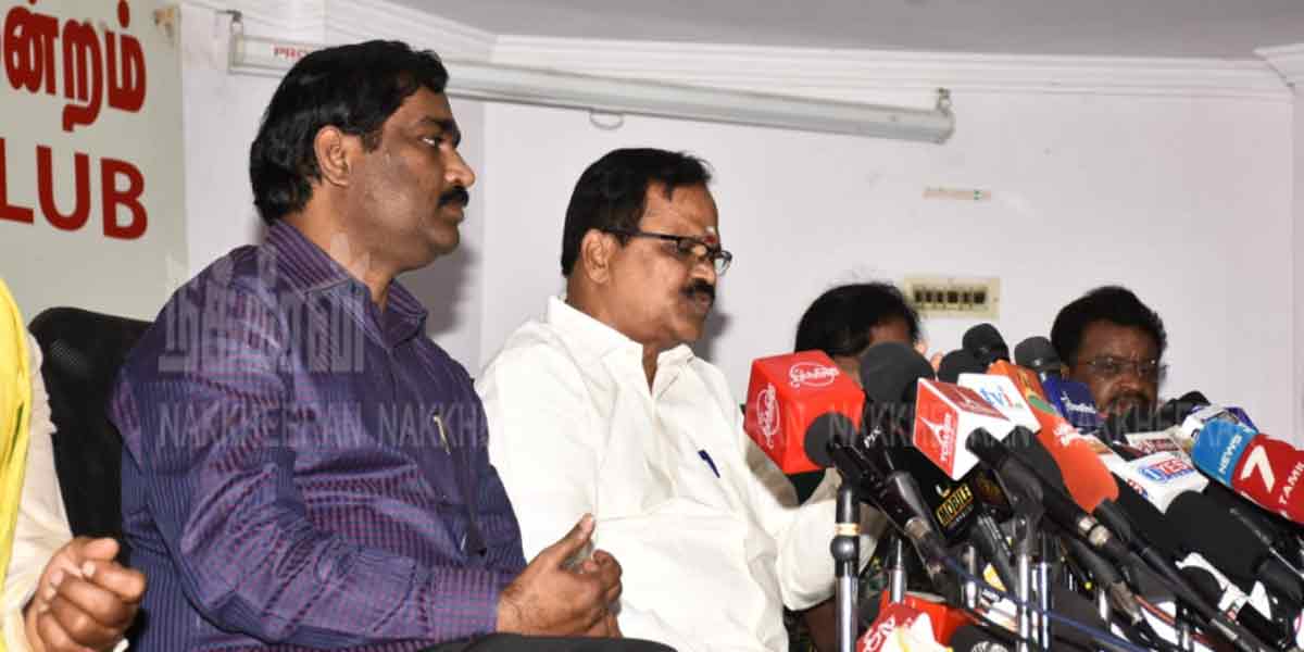Tamizhaka vaalvurimai party alliance with DMK - Velmurugan interview