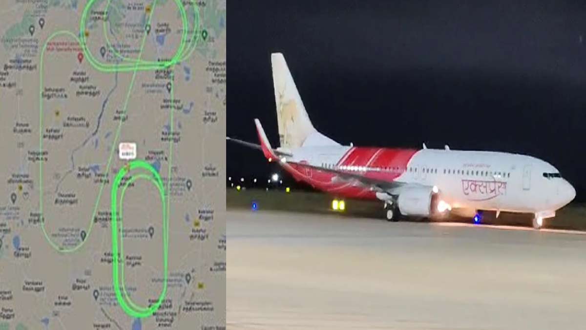 The aircraft landed safely; Kudos to the pilots