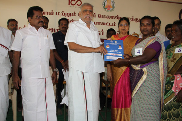 Minister I. Periyasamy said that DMK govt has achieved a record by providing 25 lakh housing plots