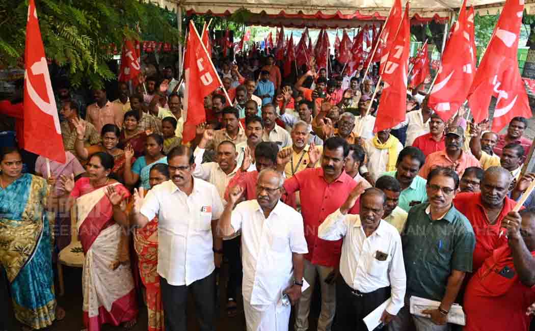 Central Union of Tamil Nadu Electrical Workers CITU Protest (pictures)