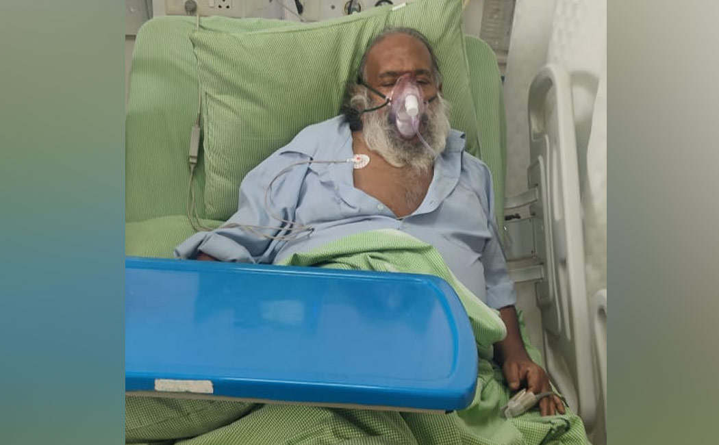 GM Kumar suddenly admitted to hospital