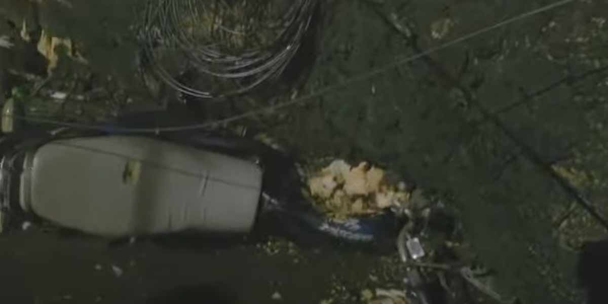 Two people who took refuge in the storm were electrocuted
