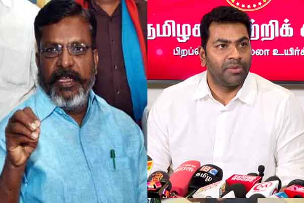 Adhav Arjuna criticizes Thirumavalavan