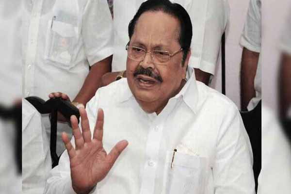 Minister Duraimurugan admitted to hospital