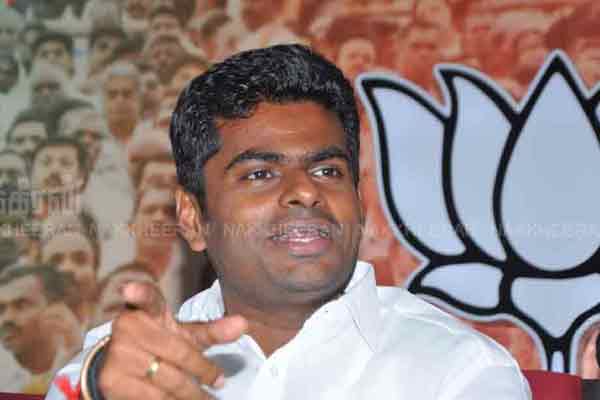 annamalai says if actor vijay came into politics