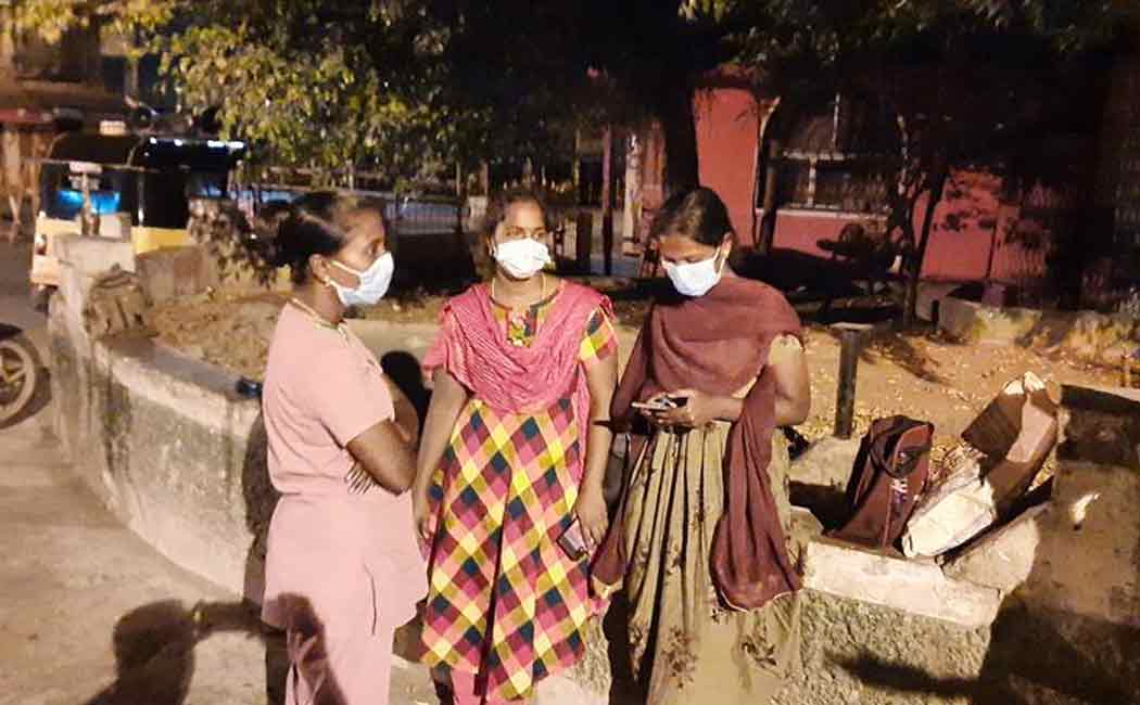 Nurses stranded without bus ..! Chidambaram DSP helped ..!