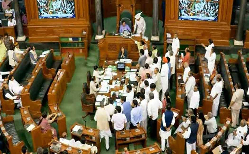 Adani and Rahul issue; Parliament deadlocked for 3rd day