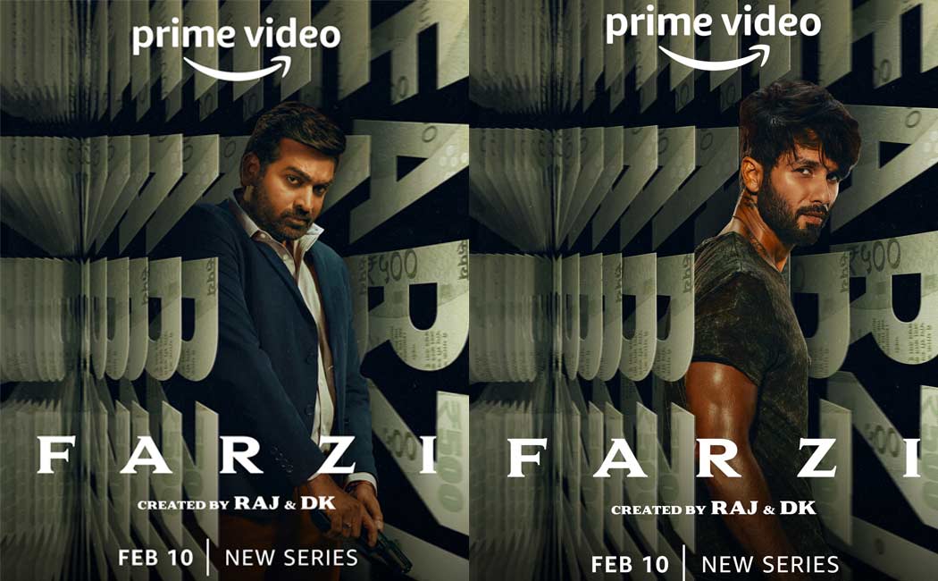 vijay sethupathi first look poster in farzi web series was released