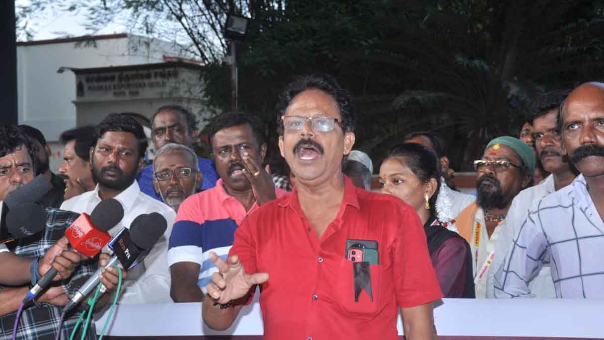 'Stop Threatening Journalists'-Chennai press club struggle