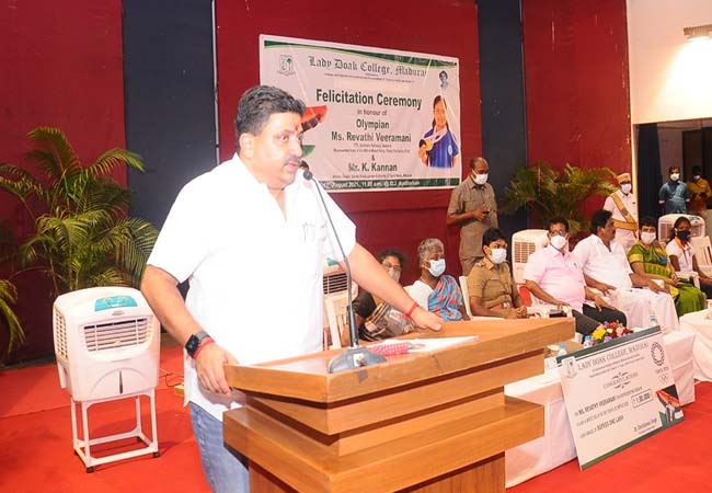 "Athlete Revathi has sown hope for the younger community" - Finance Minister Palanivel Thiagarajan's speech!