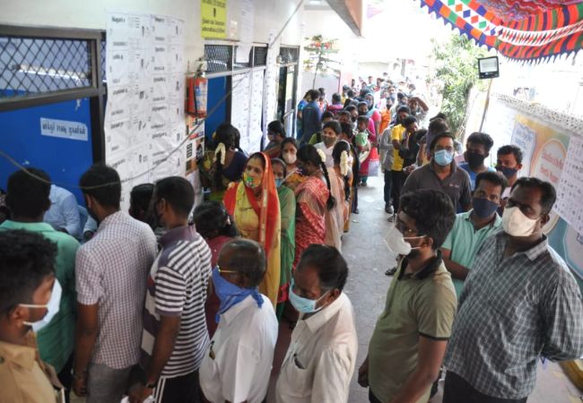 tn assembly election polls turnout till 5 pm status