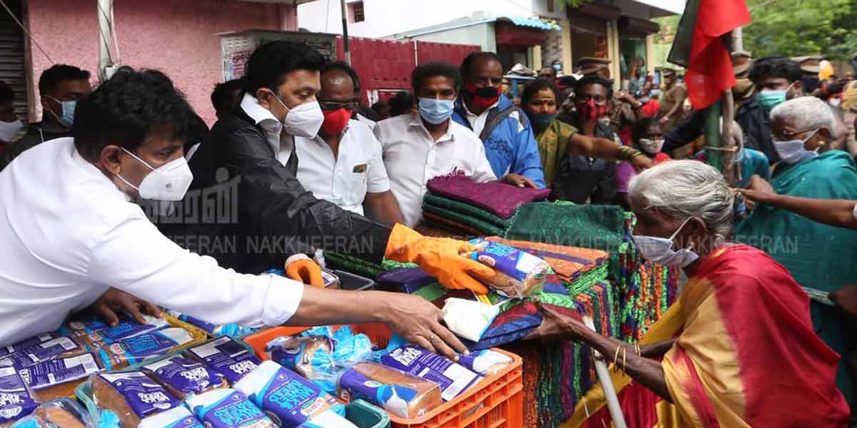 MK Stalin's in Saidapet (Pictures)