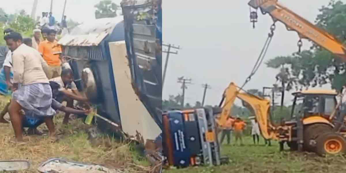 Diesel truck that fell head over heels ... People who grabbed diesel by competing!