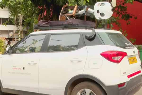 Vehicles around with cameras seized in Chennai