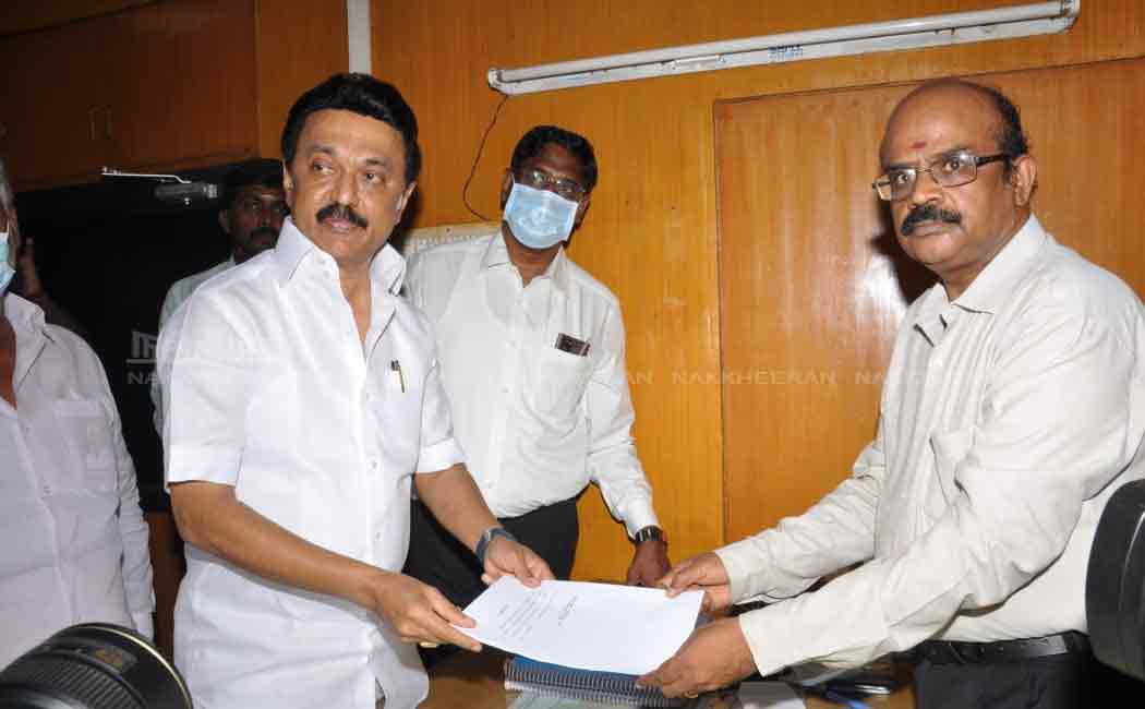 MK Stalin filed the nomination for Kolathur