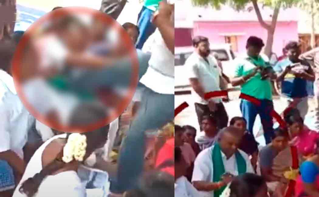 Notice to VAO regarding panchayat clerk attack on farmer
