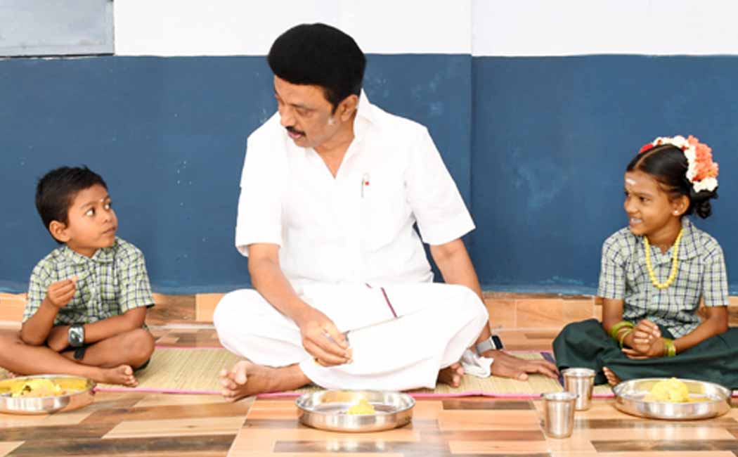 Students should not know that they are hungry Chief Minister M.K.Stalin