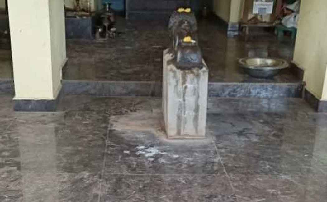 New type of gun found in the temple ... Police in serious investigation