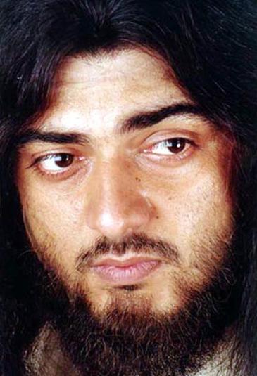 ajith with long hair