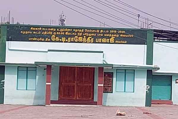 Will the community hall built in ADMK rule be used
