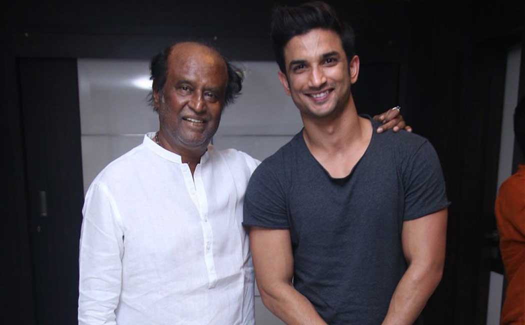 sushant with rajni