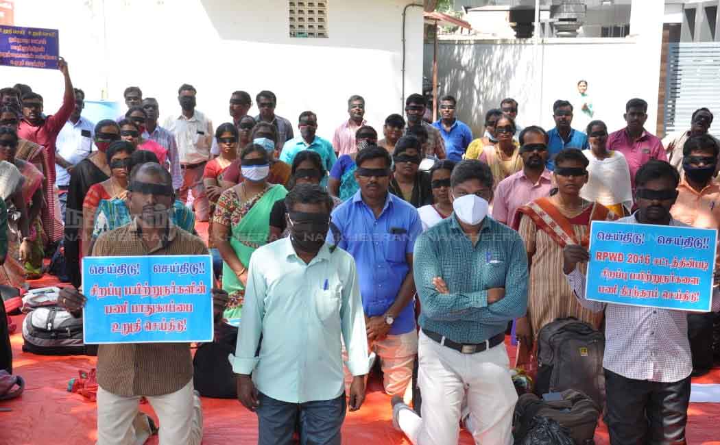 DPI Campus struggle dmk rs barathi met teachers